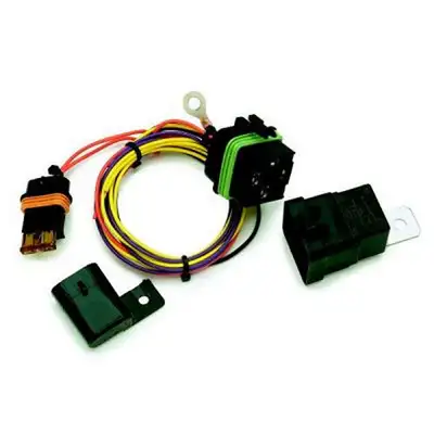 Painless Wiring High Beam Headlight Relay Kit; Incl. Heavy Duty Weatherproof 40 Amp Relay; Weatherproof Relay Base w/Wire Harness; Crimp Terminals; Mounting Hardware;