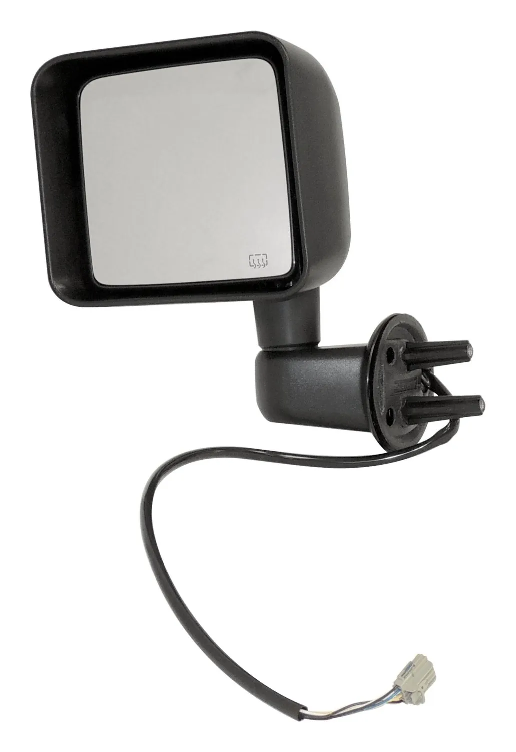 Crown Automotive Jeep Replacement 68229611AA Left Power, Heated, Manual Folding Mirror for Select 2014 JK Wranglers, Black product image