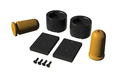 TeraFlex Bumpstop Kit JK Rear Pair 2.5in Lift Extended Microcellular Foam With Extended A