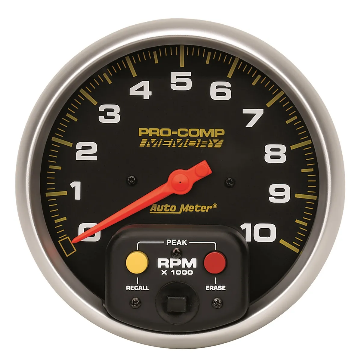 Tachometer; 5in.; 0-10;000 Rpm; In-Dash W/Peak Memory; Pro-Comp product image