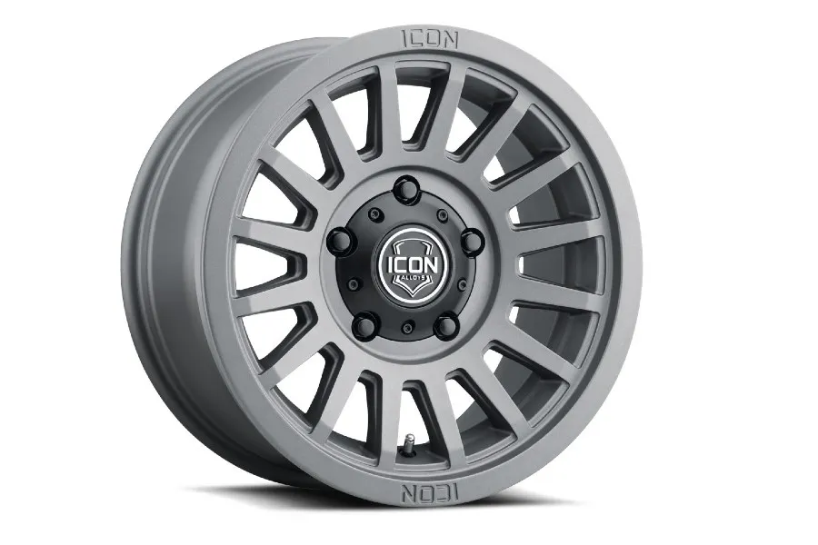 ICON Alloys Recon SLX, Charcoal, 17 x 8.5, 5 X 4.5, 0MM Offset, 4.75" BS product image