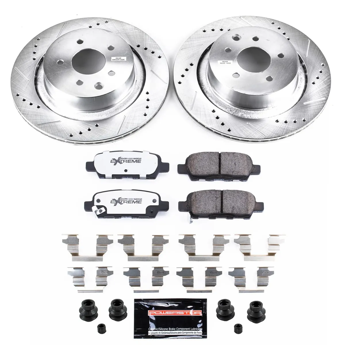Z26 Street Warrior Upgrade Kit: Drilled/Slotted Rotors; Carbon-Fiber Ceramic Pads W/Hardware product image