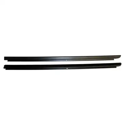 Crown Automotive Jeep Replacement Fr. Outer Door Glass Weatherstrip Set for 07-18 JK Wrangler w/ Full Steel Doors