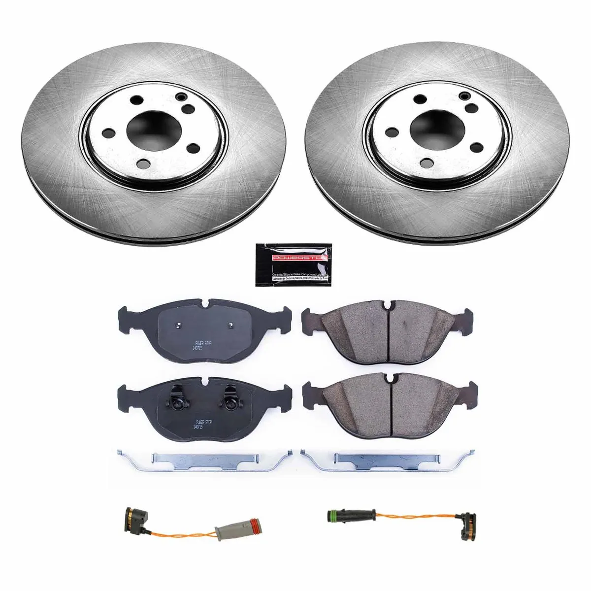 Z17 Direct Replacement Kit: Rotors; Ceramic Pads W/Hardware; Pad Sensors product image