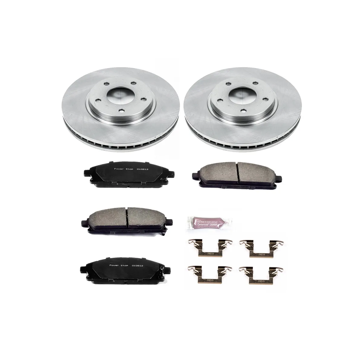 Z17 Direct Replacement Kit: Rotors; Ceramic Pads W/Hardware product image