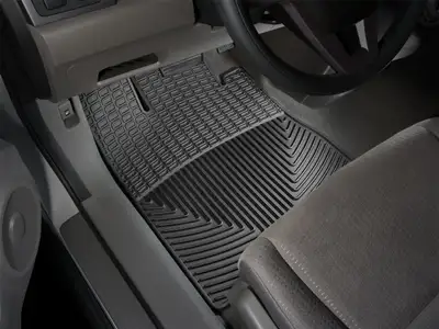 Weathertech 2005 + Acura RL Black Front Rubber Mats / 1986 - 1995 Mercedes-Benz E320 Sedan Black Front Rubber Mats / 1992 - 1993 Mercedes-Benz 500E Black Front Rubber Mats