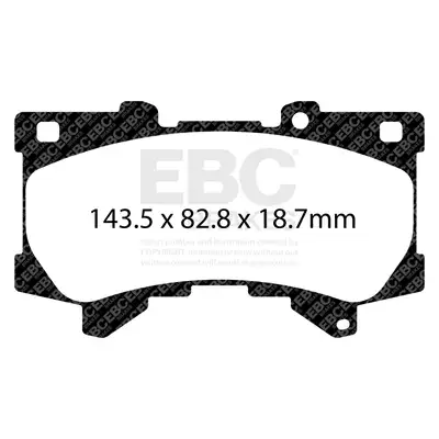 EBC Brakes S9 Kits Yellowstuff and USR Rotors; Front; FMSI Pad No. D2442; 354mm Dia.; 31mm Thick;