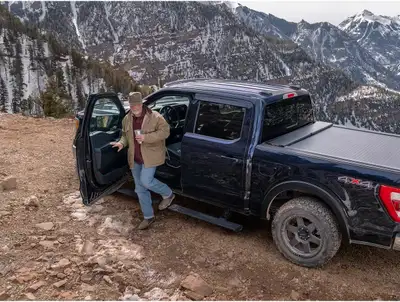 AMP Research 0216 F250/F350/F450/0203 Excursion(Supercab Req Cutting) Powerstep W/Light Kit