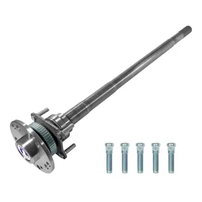 Yukon Gear And Axle Chromoly Rear Axle Kit Dana 44/M220 Widetrack 32 Spline Right Hand 33.9 Long D44 JL & Jt Rubicon (Drf) Large Bearing Rear Axle Kit 33.9 Inch Right Hand SET80 32 Spline 4340 Double Drilled Yukon Gear
