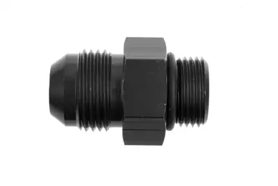 Redhorse Performance 08 Male to 10 Oring Port Adapter (High Flow Radius Orb) Black