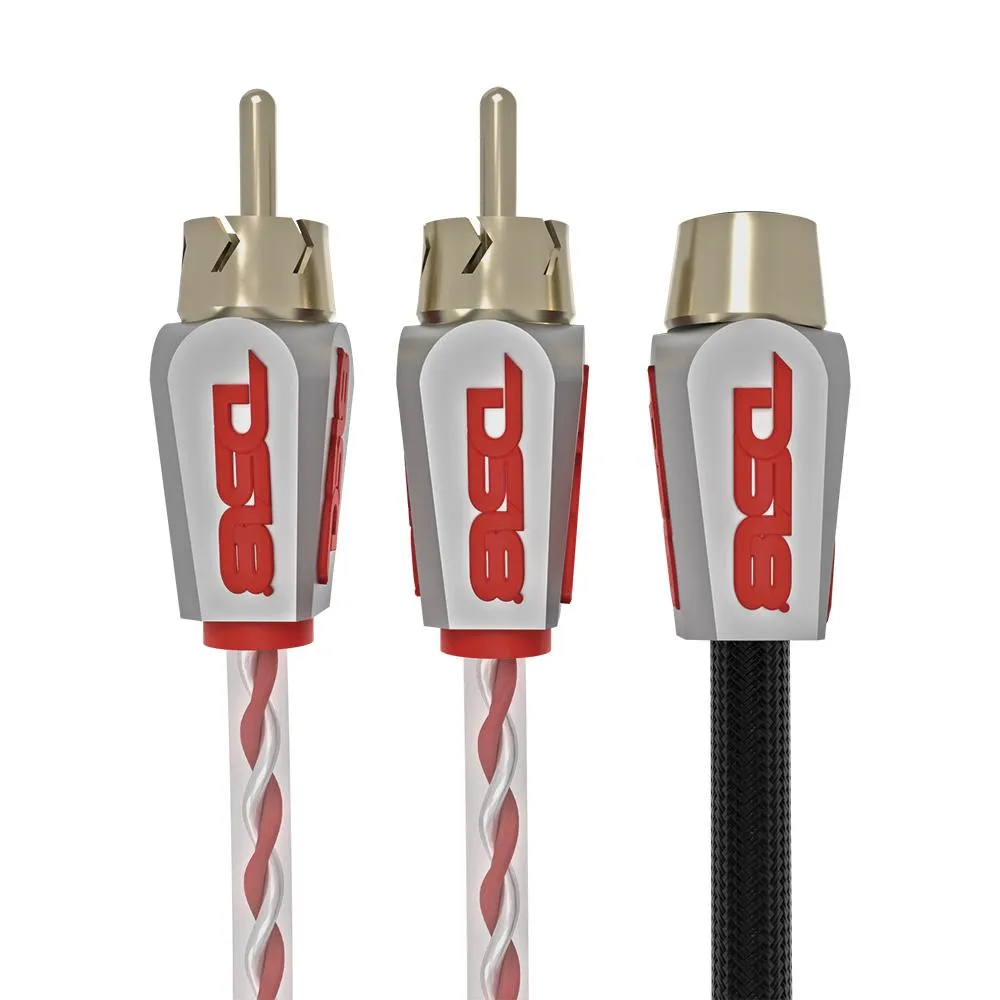 Level 3 Rca 100% Copper Ofc y Connector 2 Female to 1 Male - Black - Red product image