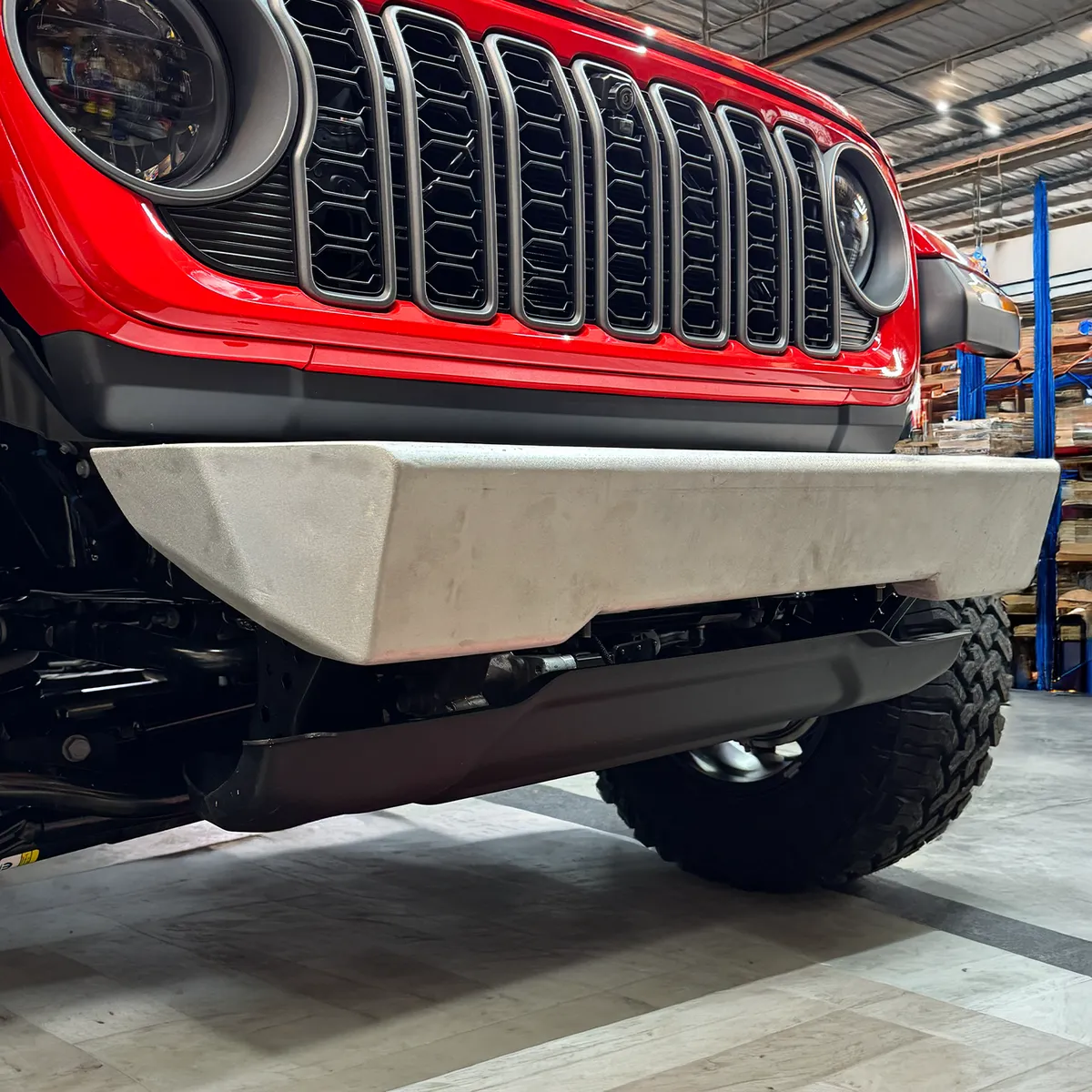 2007-2026 Jk/Jku/Jl/Jlu/Jt Front Bumper Without Hoop (Aluminum Surf & Turf Winchless Skin) Savvy Offroad product image