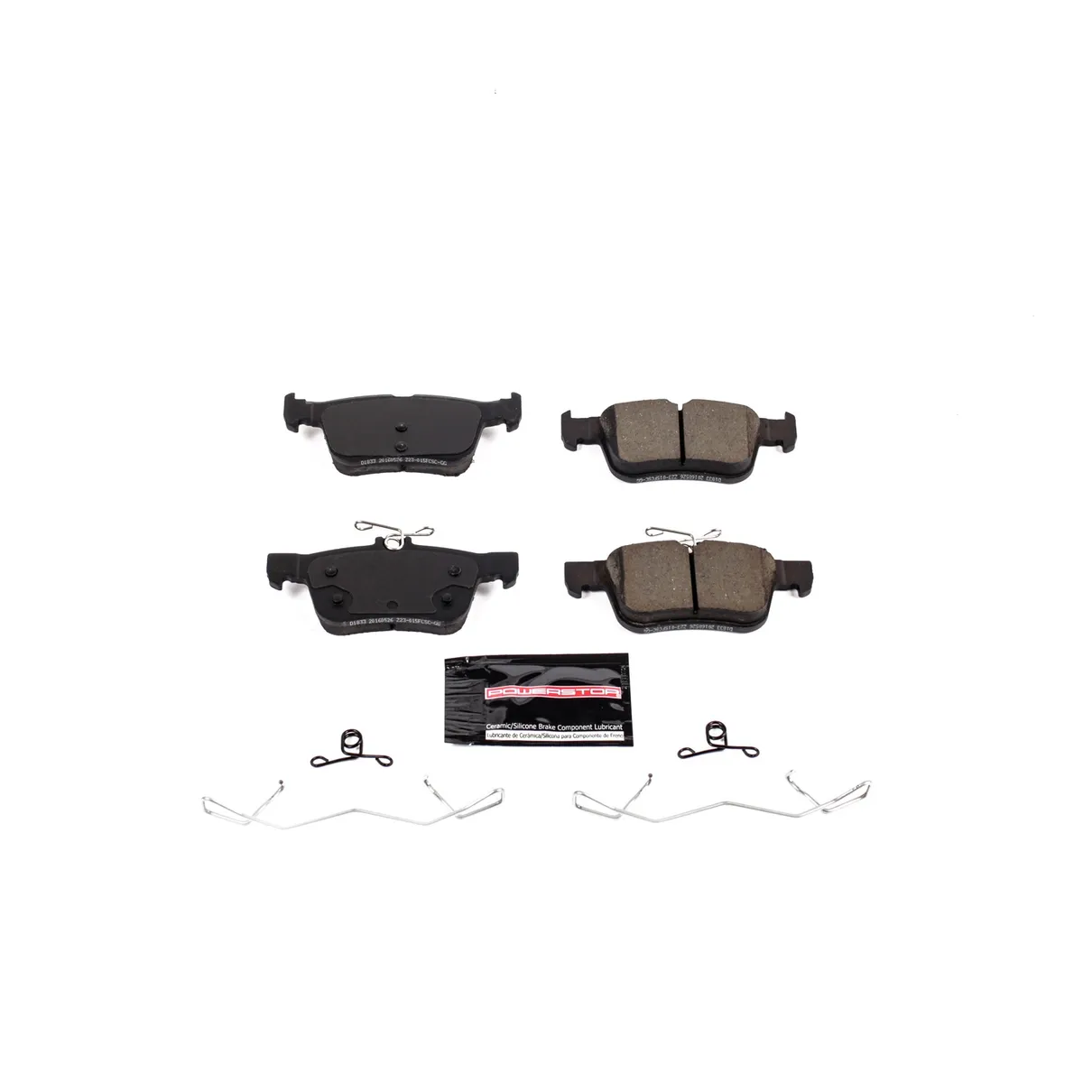 Rear Z23 Evolution Sport Carbon Fiber Infused Ceramic Brake Pads product image