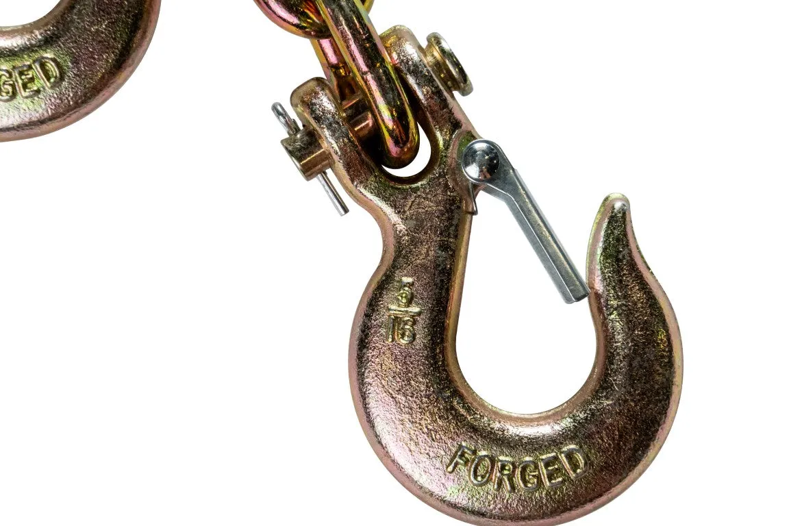 Bulletproof Medium Duty 5/16in Safety Chainsgold Chromatepair product image