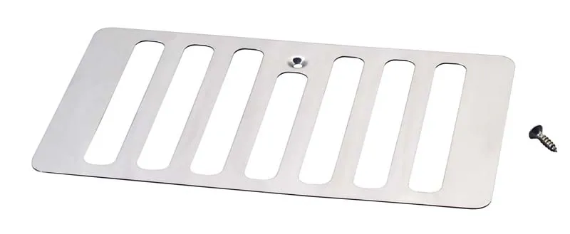 Jeep TJ Hood Vent 98-06 Wrangler TJ Polished Silver Kentrol product image