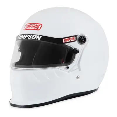 Simpson Safety Vudo 2025 Auto Racing Helmet Xlarge White