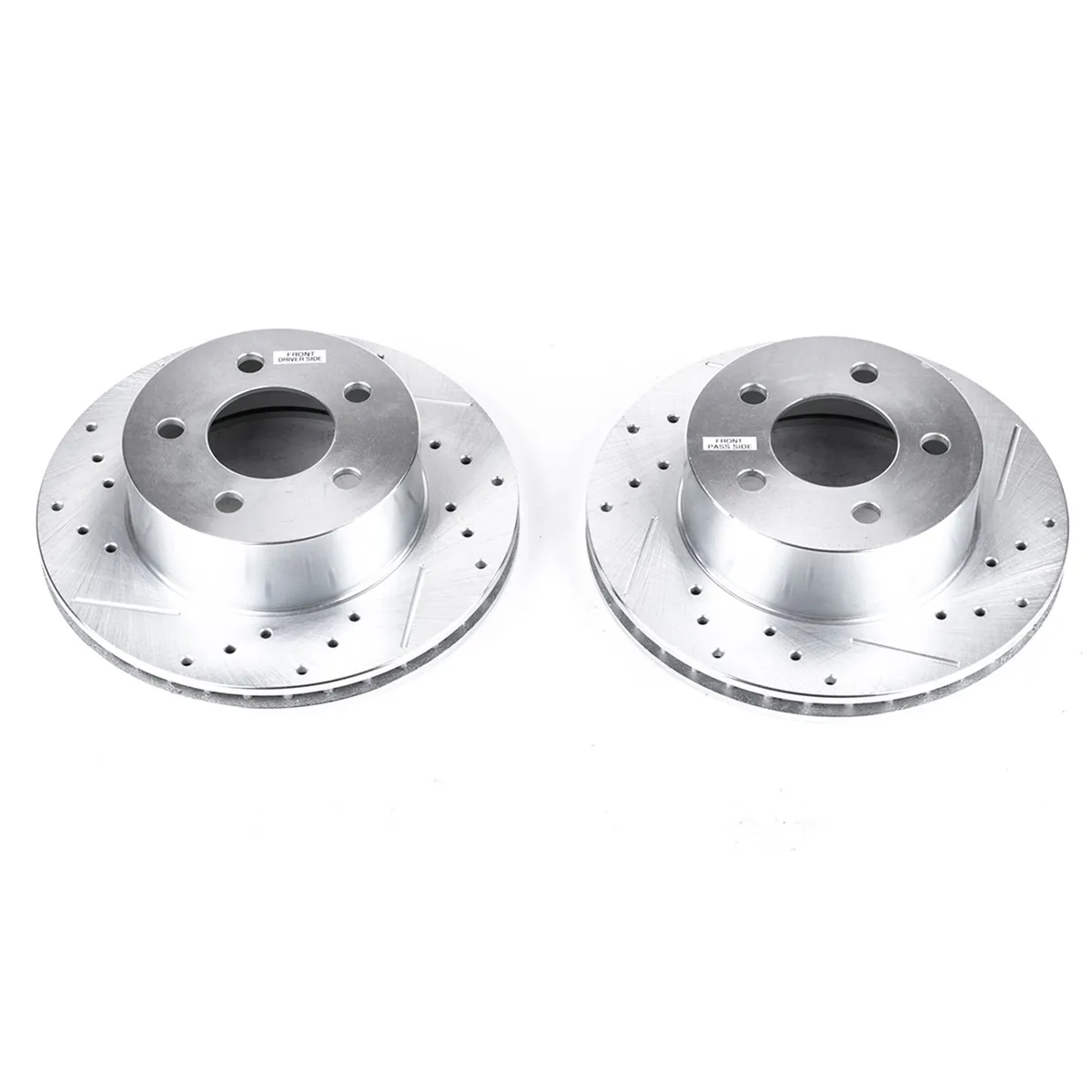 Front Drilled Slotted Rotor Pair -90-99 Xj, 90-92 Comanche, 93-98 Sj, 9095 Yj, 97-06 TJ product image