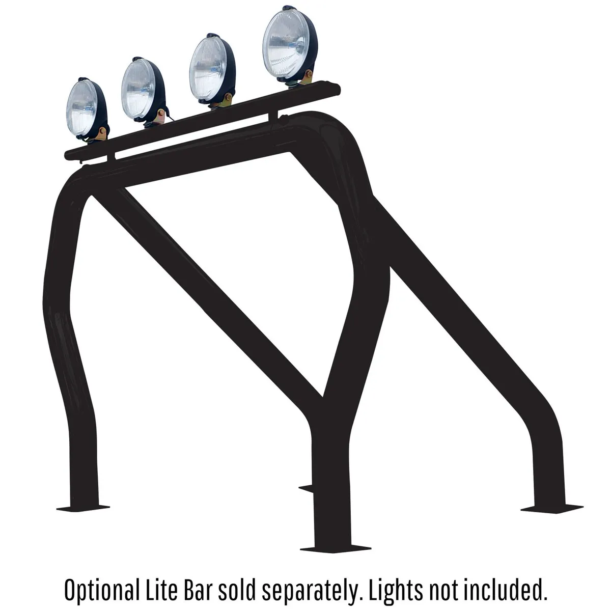 "RealTruck (Go Rhino) Bed Bar - Complete kit 1995-2004 Toyota Tacoma; Fleet Side, 74.5"" Bed" product image