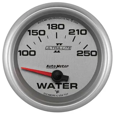 AutoMeter 2-5/8 In. Water Temperature, 100-250 Fahrenheit, Ultra-Lite II