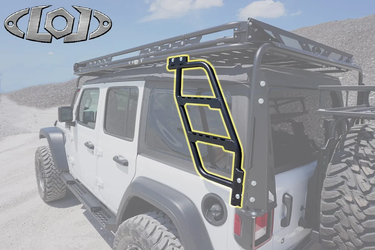 LOD Destroyer Series Roof Rack Side Ladder - Driver Side - JL/JK product image