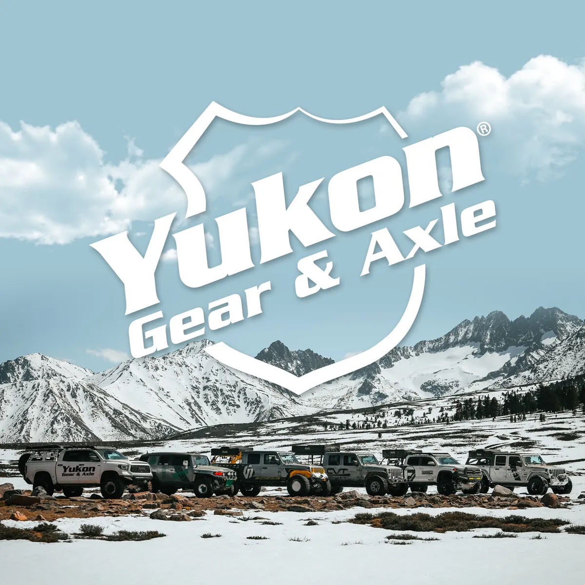 Stage 4 Jeep JL Re-Gear Kit W/Covers Fr/Rr Axles Dana 30/35 4.11 Ratio JL Non-Rubicon M200 Rear/ M186 Front Stage 4 Gear Kit Package 4.11 F&R Cover & 4340 F&R Axle Kits Yukon Gear product image