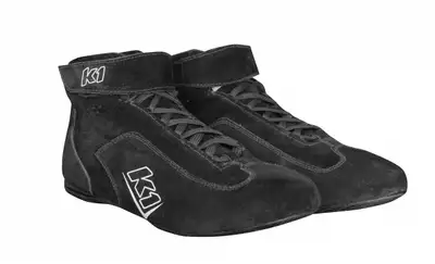 K1 RaceGear Shoes Challenger Black Size 10 SFI 3.3/5