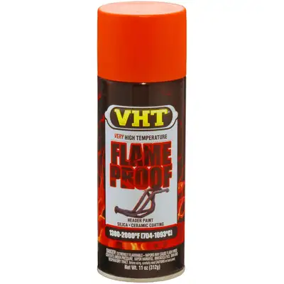 Dupli-Color Extreme High Temperature Coating; Flat Orange; 11 Oz. Aerosol