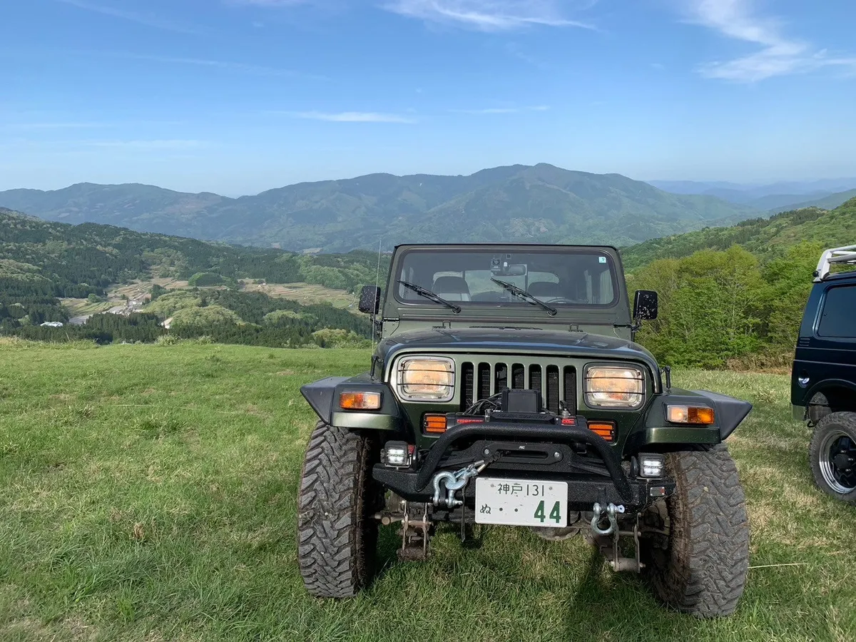 Jeep TJ Front Bumper W/Winch Guard 97-06 Wrangler TJ Rubicon and Unlimited Steel Black Textured Powdercoat Piranha Series Fishbone Offroad product image