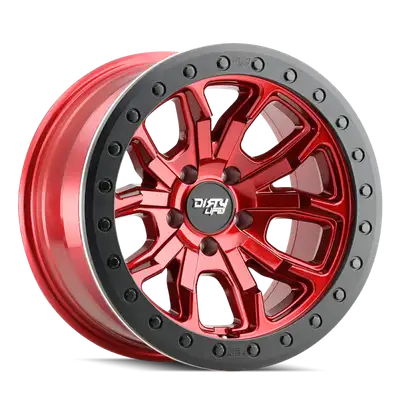 DIRTY LIFE Dirty Life DT-1 9303 Series Crimson Wheel 17x9 5x5 12mm Offset Candy Red - JT/JL/JK