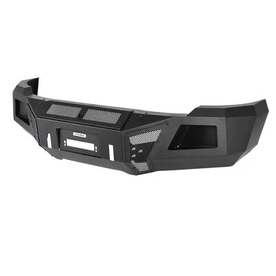 1114 Silverado 2500hd/3500hd Br11 Steel Winch Bumper Textured Black Powdercoat product image