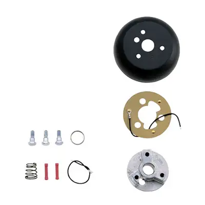 Grant Steering Wheel Installation Kit; Matte Black; Not Designed for Vehicles w/Air Bag or Telescopic Column or Radio Controls/Cruise Controls Mounted on Steering Wheel;