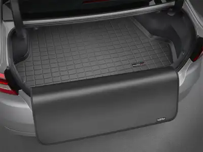 Weathertech Cargo Liner w/Bumper Protector; Gray; Behind 2nd Row Seating;