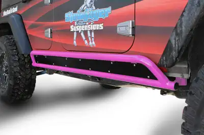 Steinjager Armor 2007-2018 Rock Sliders Phantom Frame for 4 Door Models Pinky