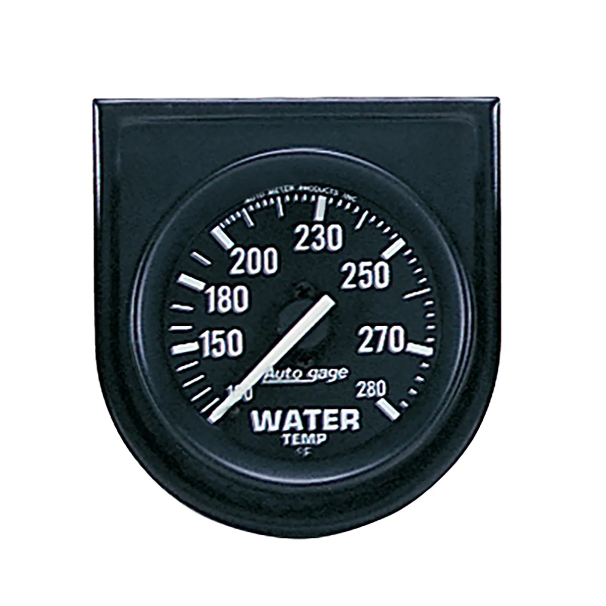 Gauge Console, Water Temp, 2", 280?F, Blk Dial, Blk Bezel, AutoGage product image