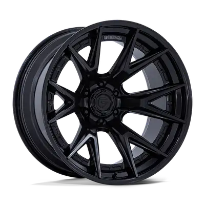 KMC Wheels Fuel Wheels | Catalyst | Matte Black w/ Gloss Black Lip