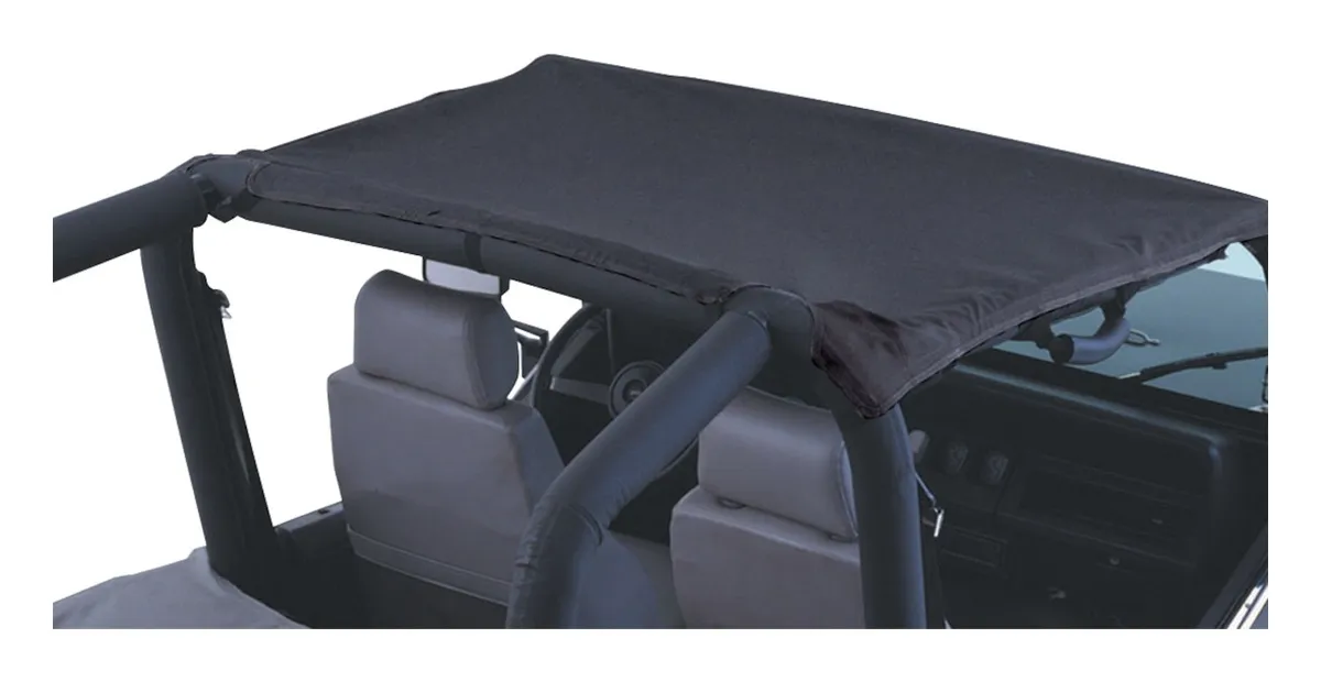 Crown Automotive Jeep Replacement Rough Trail Beach Topper Wrangler Black Denim