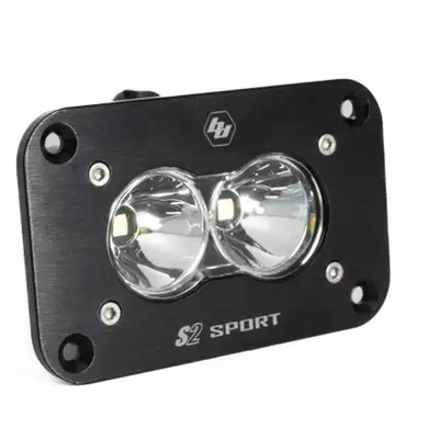 Baja Designs LED Work Light Clear Lens Spot Pattern Flush Mount Each S2 Sport Baja Designs