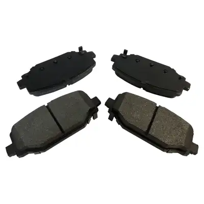 Crown Automotive Jeep Replacement Brake Pad Set 2012-2015 RT Minivan w/ 328mm Rotors; 2012-2015 JC Journey w/ 328mm Rotors; 2012-2015 JF Fiat Freemont