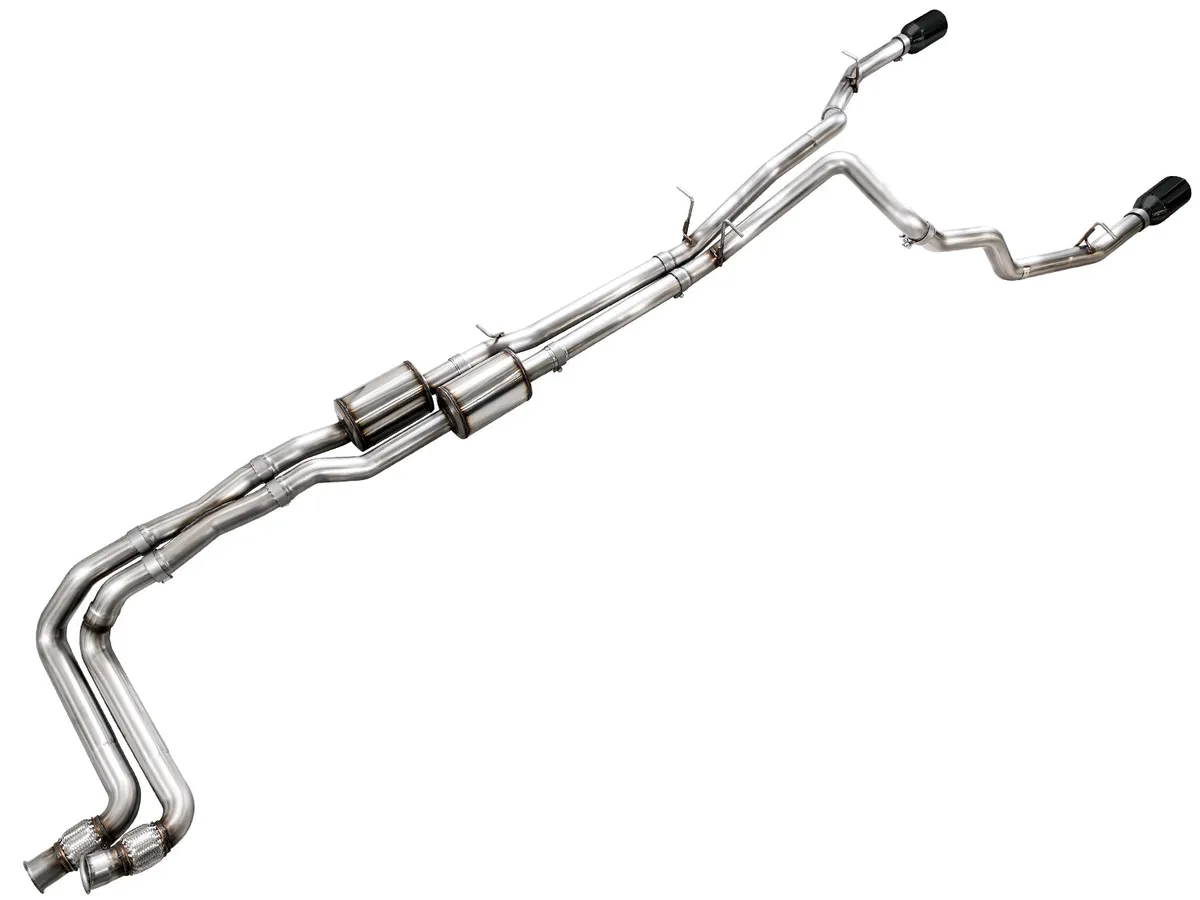 AWE 0FG Catback Exhaust for 2025 RAM 1500 3.0TT Standard and High Output - Chrome Silver Tips - 3015-32530 product image