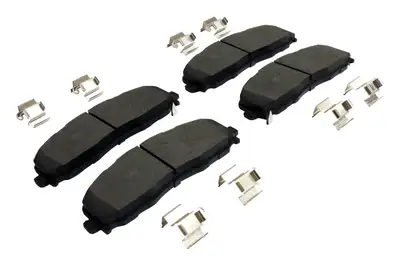 Crown Automotive Jeep Replacement Disc Brake Pad; Front; Includes Brake Pads and Springs; w/ .95 in. Thick Front Brake Rotors;