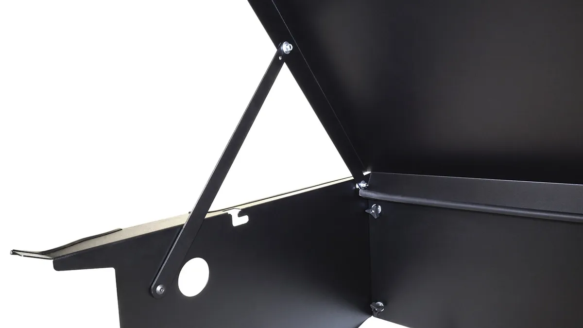 Deluxe Cargo Enclosure - '18-26 Wrangler JL {'21-26 Exc. 4XE}; 4-Door; w/ OEM Subwoofer (Black) product image