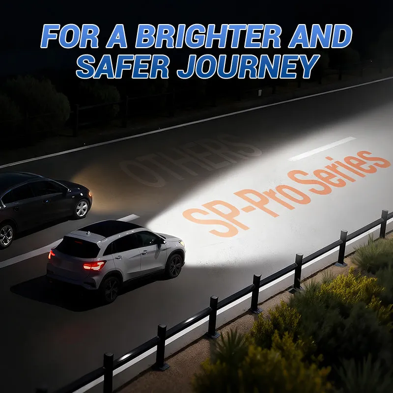 13000LM 110W Fit For 2018-2025 Jeep Wrangler Sport H13 LED Headlight Bulbs High Luminosity | SP Pro Series product image