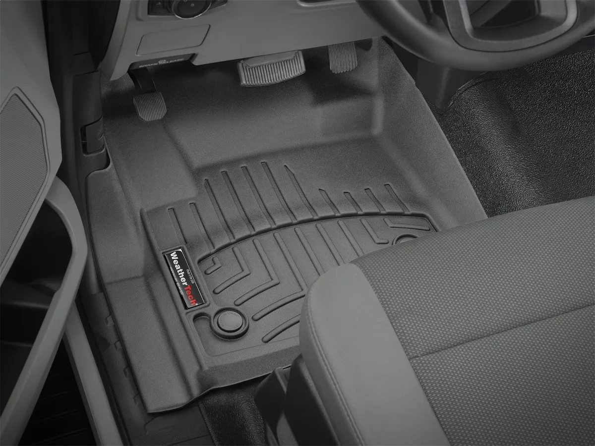 BlackFrontFloorLinerVinylFloorsFordF-250F-350F-450F-5502015VinylFloorsRegularCabnofloorshifter product image