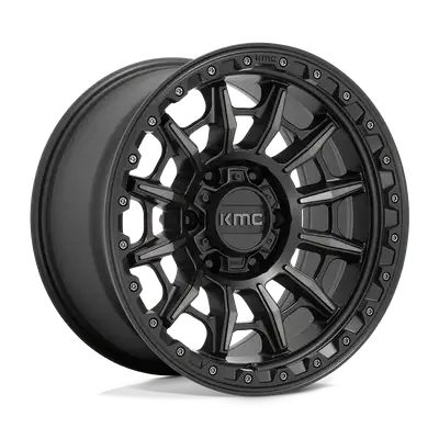 KMC Wheels Kmc Km547 Carnage 17x9 -12 5x5.0 Satin Black With Gray Tint