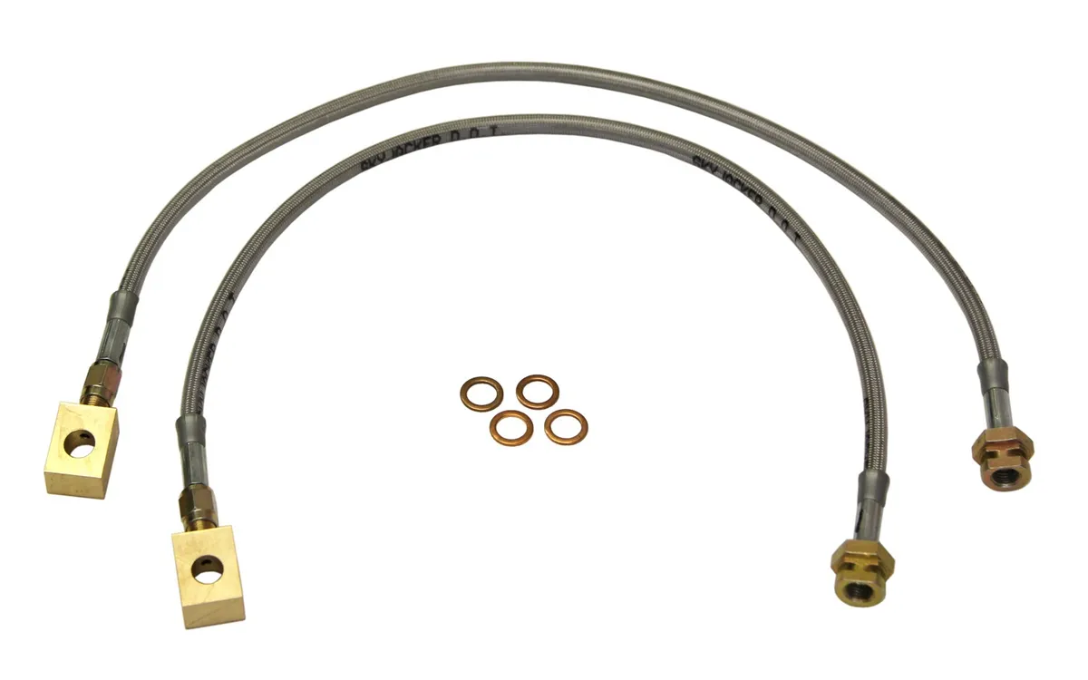 Jeep Stainless Steel Brake Line 79-91 Front Lift Height 2.5-5 Inch Pair Skyjacker product image