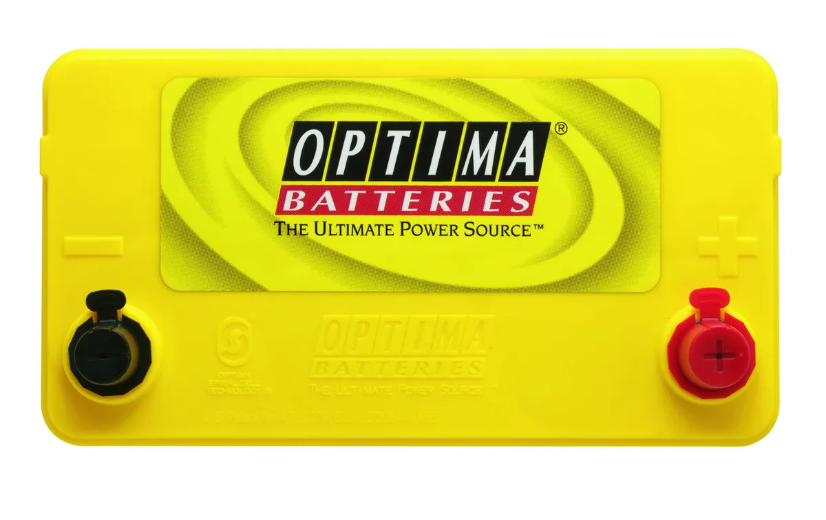 YellowTop® Deep Cycle Battery; UNBOXED; Grp. D51R; Cold Crank Amp 450; Crank Amp 575; Res. Capacity 66; Amp Hour 38; Top Terminal; L-9 5/16 in.; W-5 1/16 in.; H-8 15/16 in.; product image