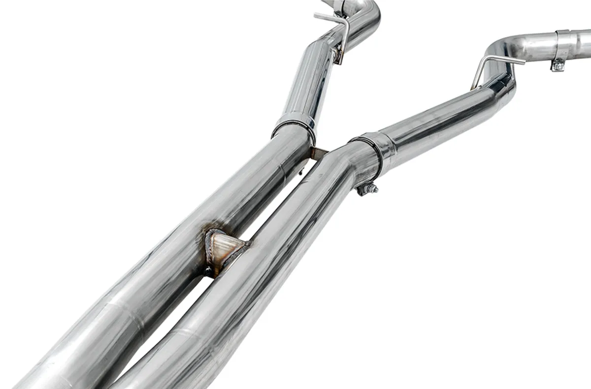 AWE Touring Edition Exhaust for 15+ Charger 6.4 6.2 SC - Non-Resonated - Diamond Black Tips product image