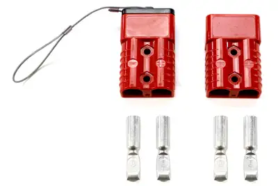 Bulldog Winch 175 AMP Quick Connect UL 2 Gauge W/Dust Cover and Wire Tether Bulldog Winch
