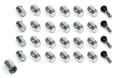 McGard 6 Lug Hex Install Kit M12x1.5 Cone Seat W/Wheel Lks 13/16 Hex 1.5 in Oal Chrom