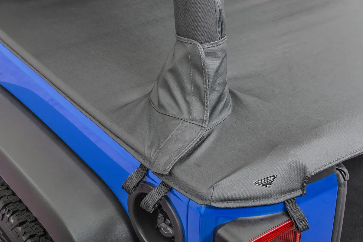 Jeep JK Tonneau Cover For 07-18 Wrangler JK 4 Door Black Diamond MasterTop product image